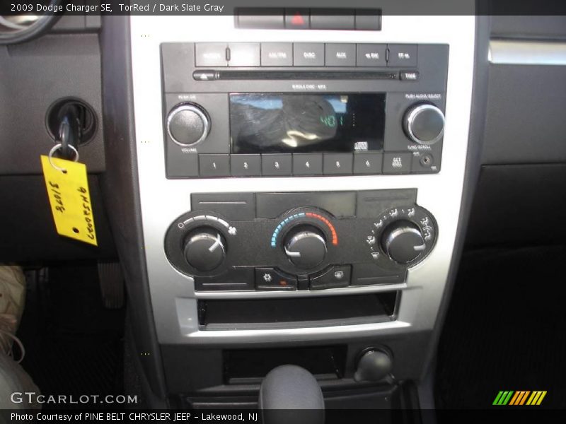 TorRed / Dark Slate Gray 2009 Dodge Charger SE