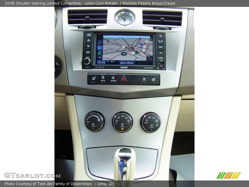 Linen Gold Metallic / Medium Pebble Beige/Cream 2008 Chrysler Sebring Limited Convertible