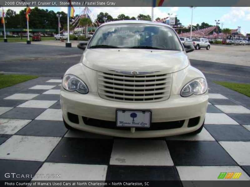 Stone White / Pastel Slate Gray 2008 Chrysler PT Cruiser LX