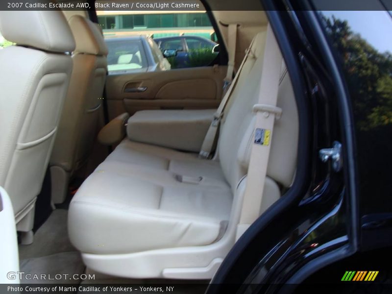 Black Raven / Cocoa/Light Cashmere 2007 Cadillac Escalade AWD