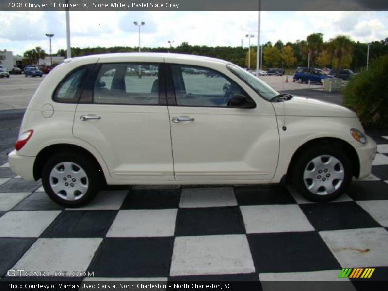 Stone White / Pastel Slate Gray 2008 Chrysler PT Cruiser LX