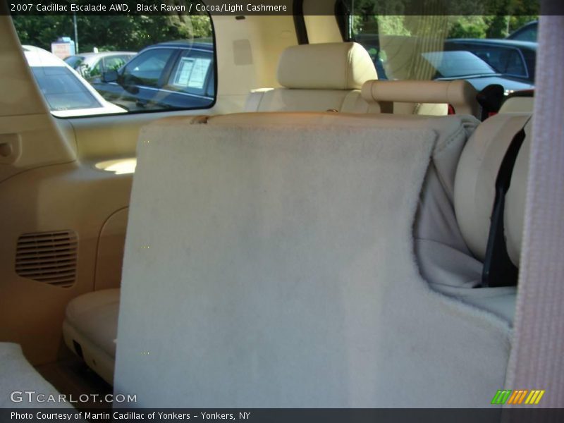 Black Raven / Cocoa/Light Cashmere 2007 Cadillac Escalade AWD