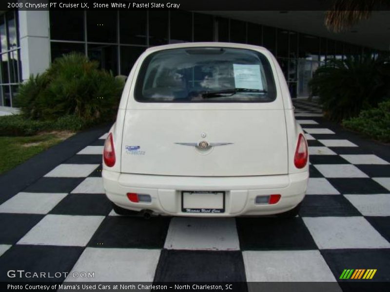 Stone White / Pastel Slate Gray 2008 Chrysler PT Cruiser LX
