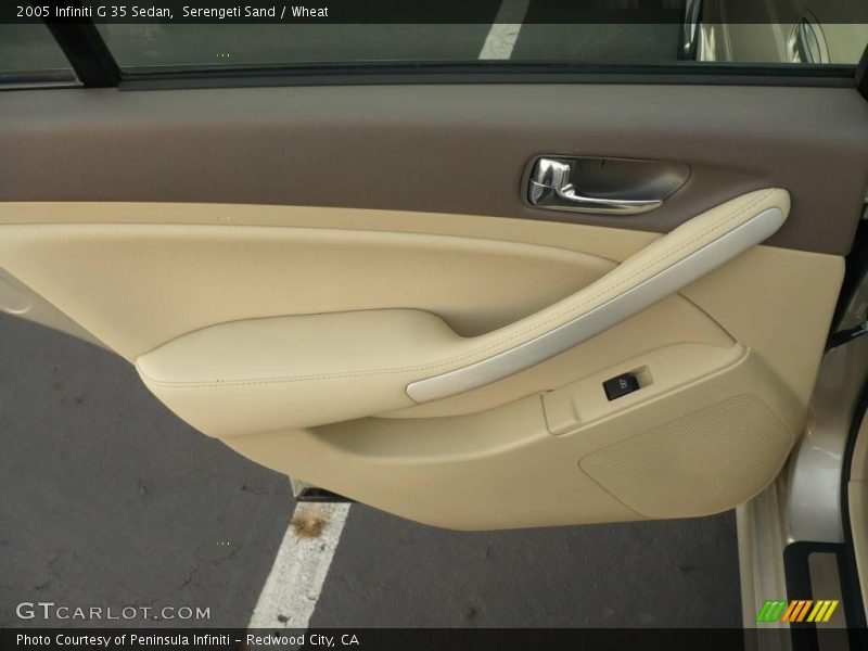 Serengeti Sand / Wheat 2005 Infiniti G 35 Sedan