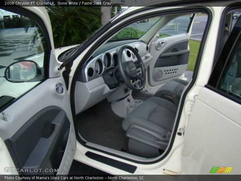 Stone White / Pastel Slate Gray 2008 Chrysler PT Cruiser LX