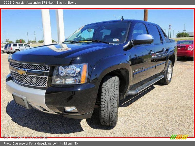 Black / Ebony 2008 Chevrolet Avalanche Z71 4x4