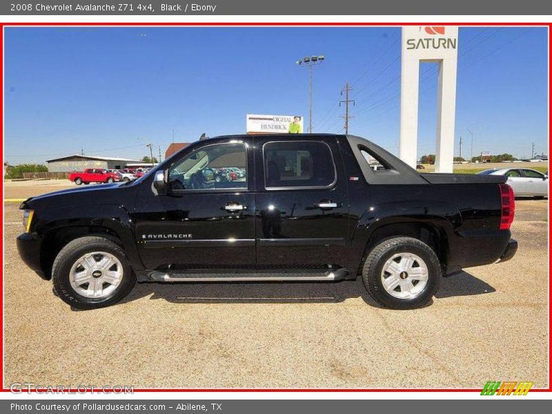 Black / Ebony 2008 Chevrolet Avalanche Z71 4x4