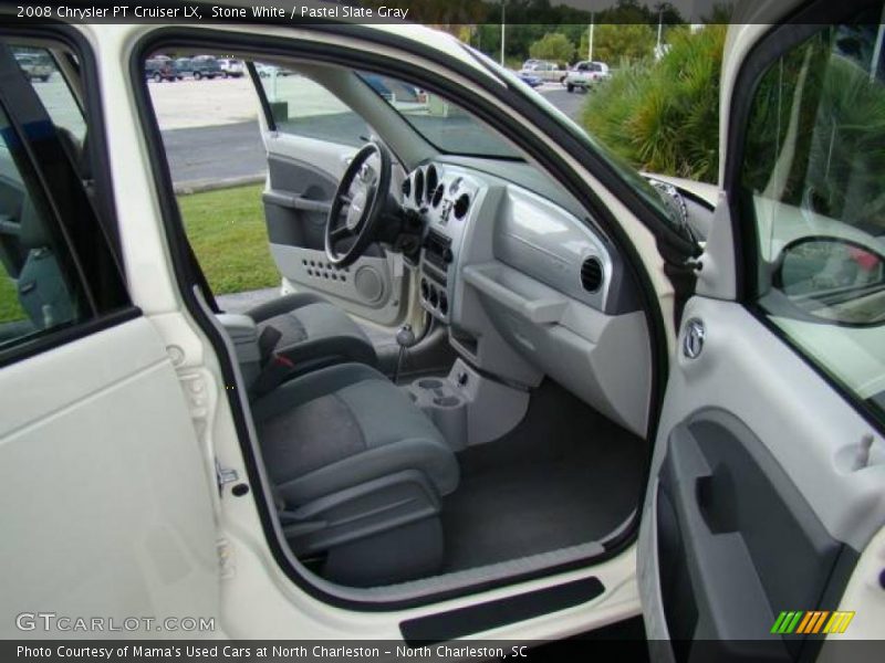 Stone White / Pastel Slate Gray 2008 Chrysler PT Cruiser LX