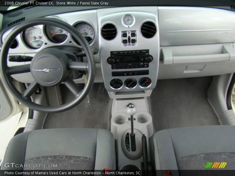 Stone White / Pastel Slate Gray 2008 Chrysler PT Cruiser LX
