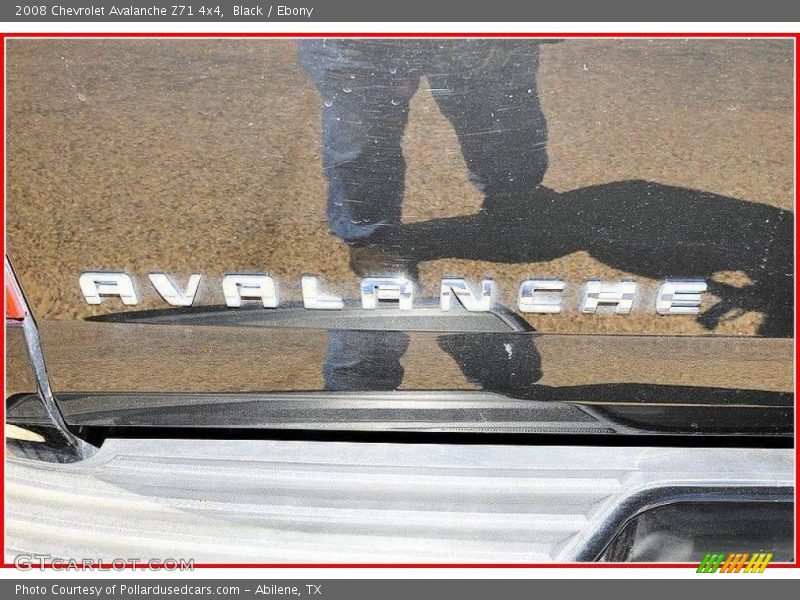 Black / Ebony 2008 Chevrolet Avalanche Z71 4x4