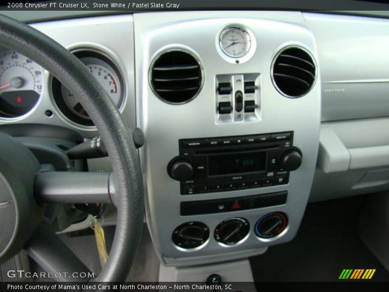 Stone White / Pastel Slate Gray 2008 Chrysler PT Cruiser LX