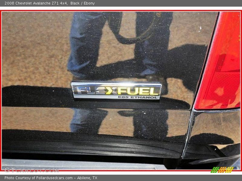 Black / Ebony 2008 Chevrolet Avalanche Z71 4x4