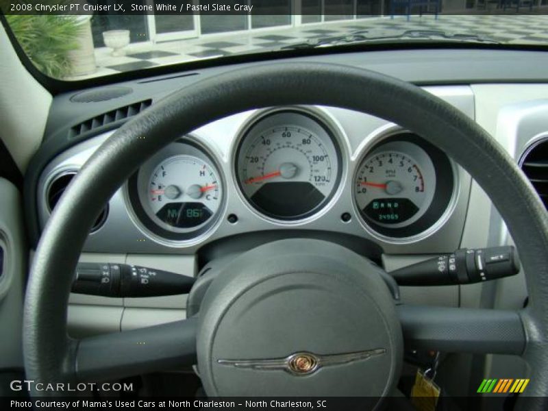 Stone White / Pastel Slate Gray 2008 Chrysler PT Cruiser LX