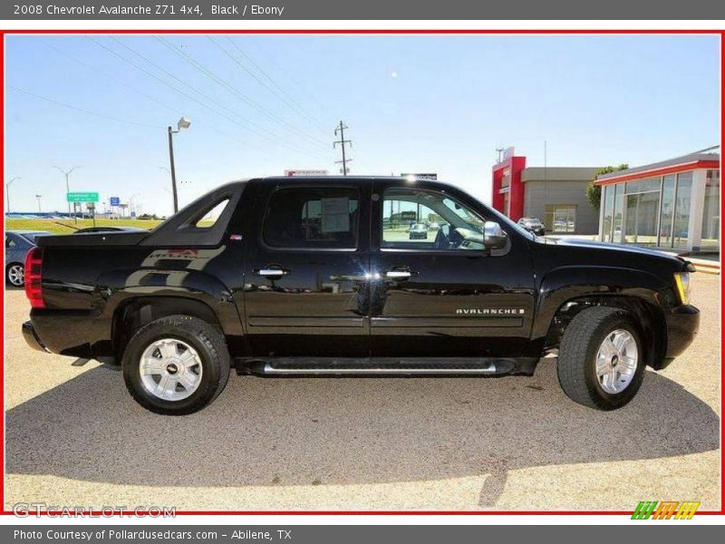 Black / Ebony 2008 Chevrolet Avalanche Z71 4x4