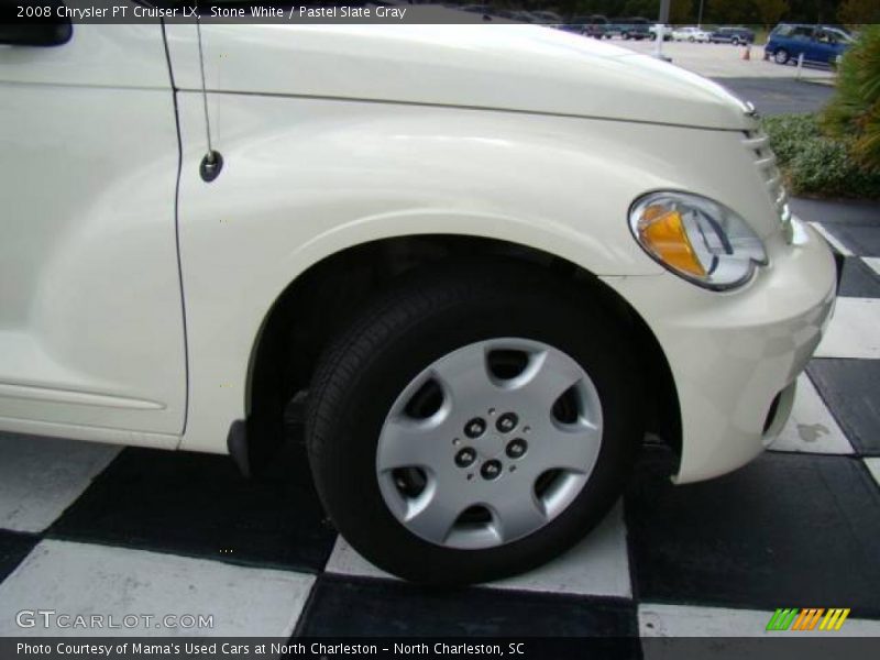 Stone White / Pastel Slate Gray 2008 Chrysler PT Cruiser LX