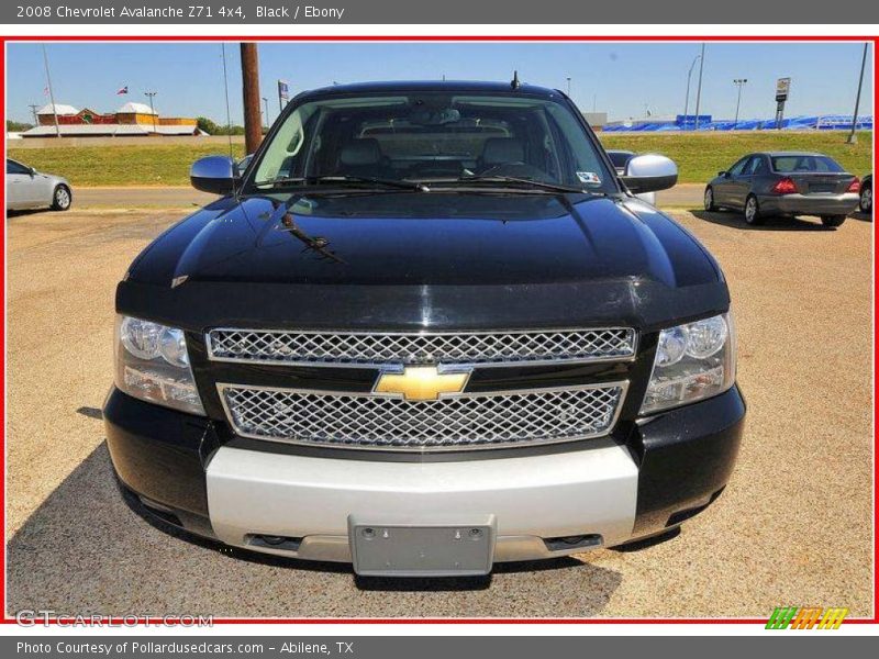 Black / Ebony 2008 Chevrolet Avalanche Z71 4x4