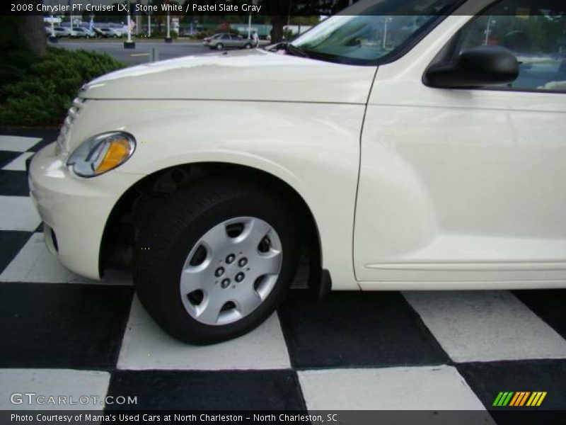 Stone White / Pastel Slate Gray 2008 Chrysler PT Cruiser LX