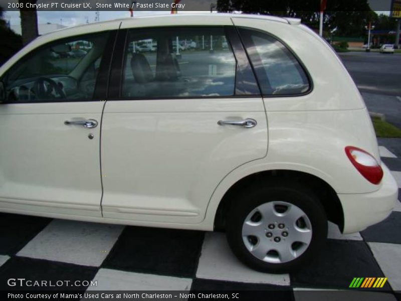Stone White / Pastel Slate Gray 2008 Chrysler PT Cruiser LX