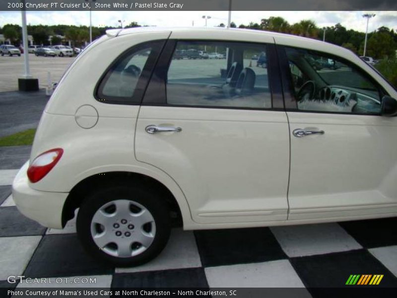 Stone White / Pastel Slate Gray 2008 Chrysler PT Cruiser LX