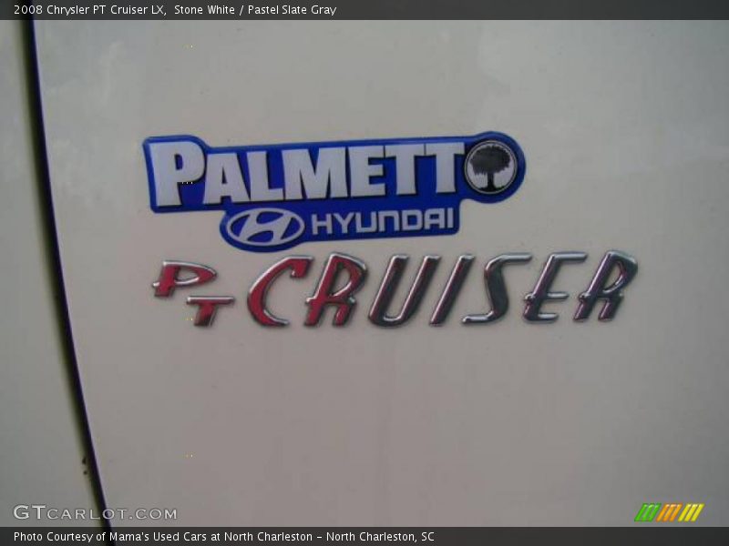 Stone White / Pastel Slate Gray 2008 Chrysler PT Cruiser LX