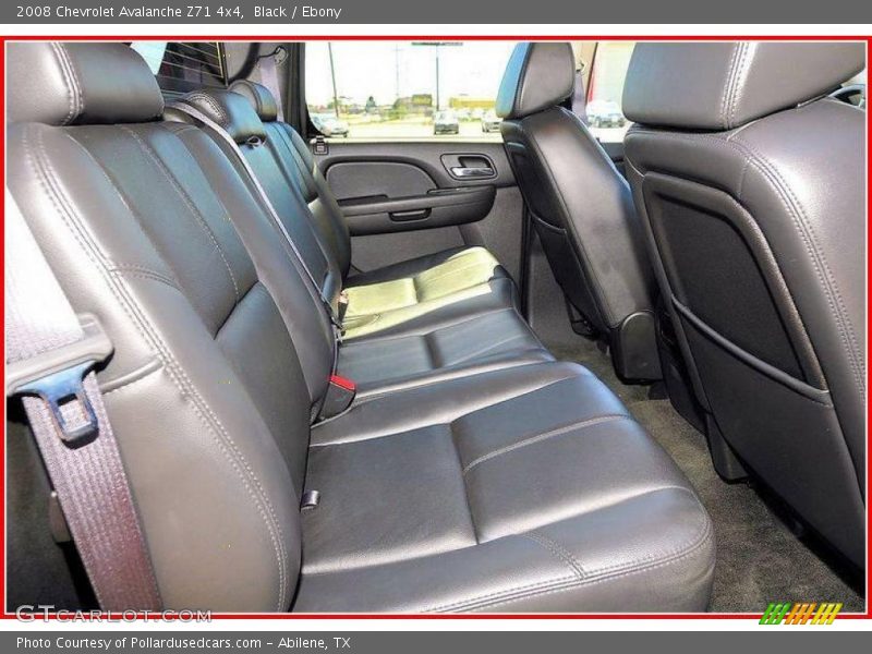 Black / Ebony 2008 Chevrolet Avalanche Z71 4x4