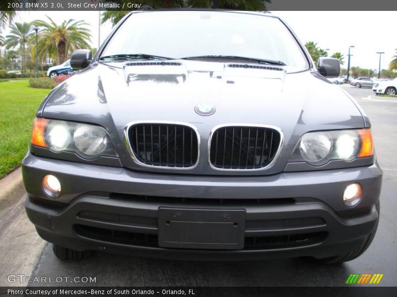 Steel Grey Metallic / Gray 2003 BMW X5 3.0i