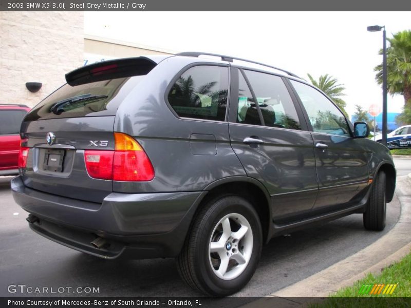 Steel Grey Metallic / Gray 2003 BMW X5 3.0i