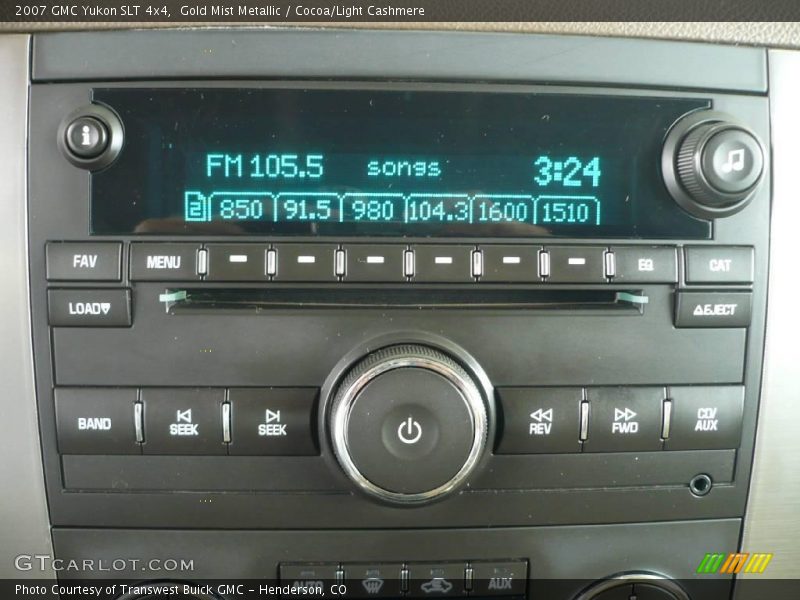 Gold Mist Metallic / Cocoa/Light Cashmere 2007 GMC Yukon SLT 4x4