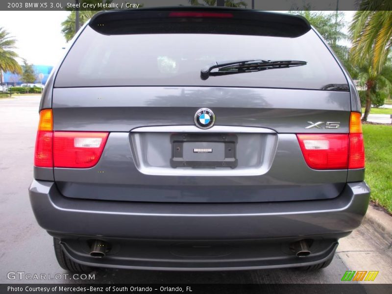 Steel Grey Metallic / Gray 2003 BMW X5 3.0i
