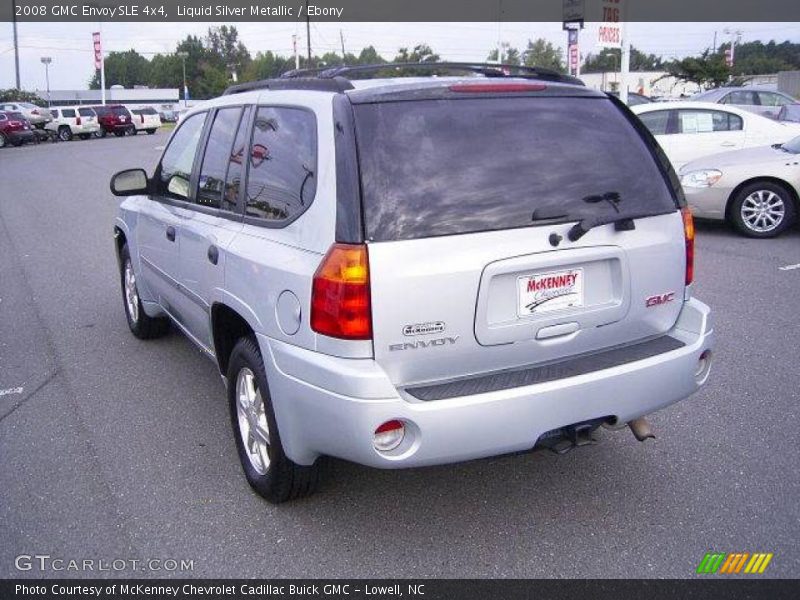 Liquid Silver Metallic / Ebony 2008 GMC Envoy SLE 4x4