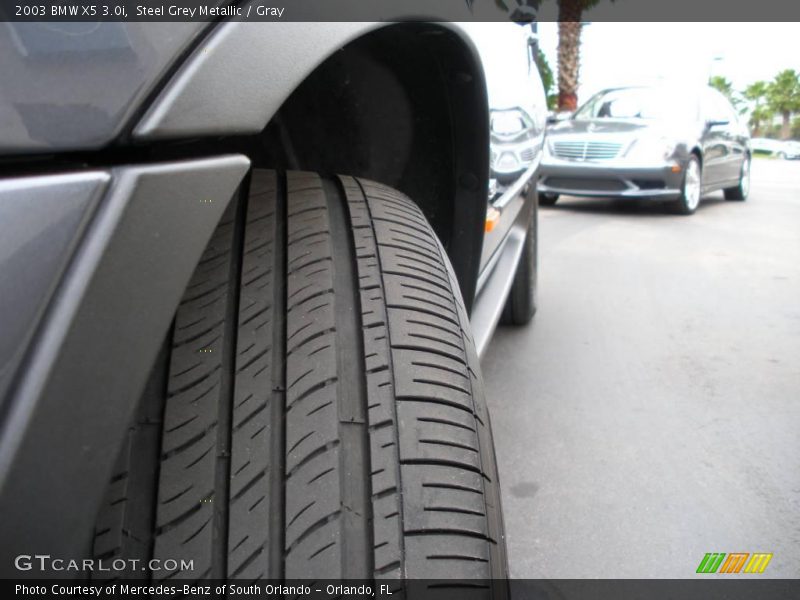 Steel Grey Metallic / Gray 2003 BMW X5 3.0i