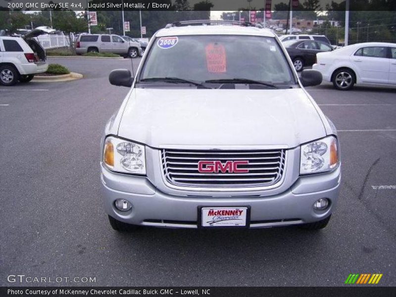 Liquid Silver Metallic / Ebony 2008 GMC Envoy SLE 4x4