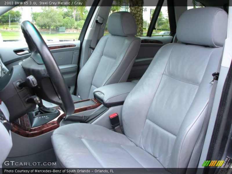 Steel Grey Metallic / Gray 2003 BMW X5 3.0i