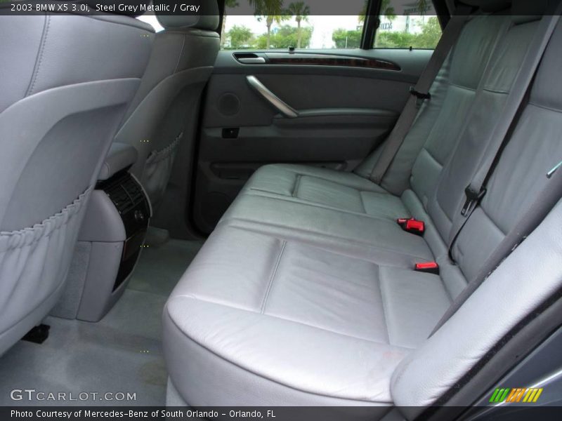 Steel Grey Metallic / Gray 2003 BMW X5 3.0i