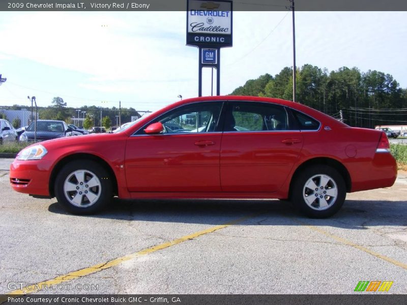 Victory Red / Ebony 2009 Chevrolet Impala LT