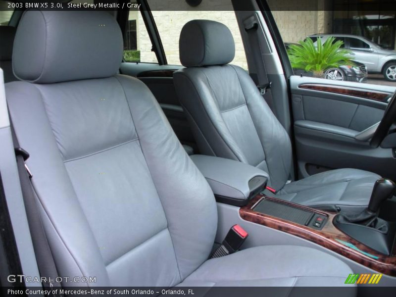 Steel Grey Metallic / Gray 2003 BMW X5 3.0i