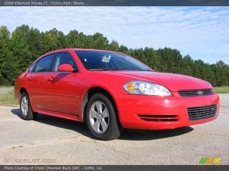 Victory Red / Ebony 2009 Chevrolet Impala LT