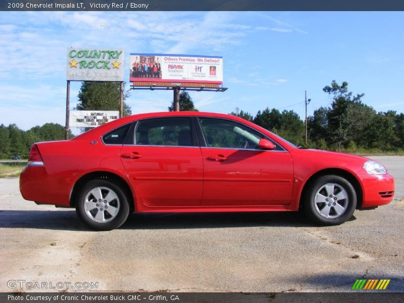 Victory Red / Ebony 2009 Chevrolet Impala LT