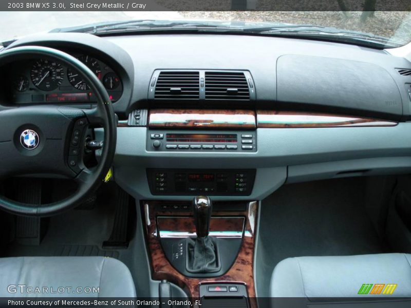Steel Grey Metallic / Gray 2003 BMW X5 3.0i