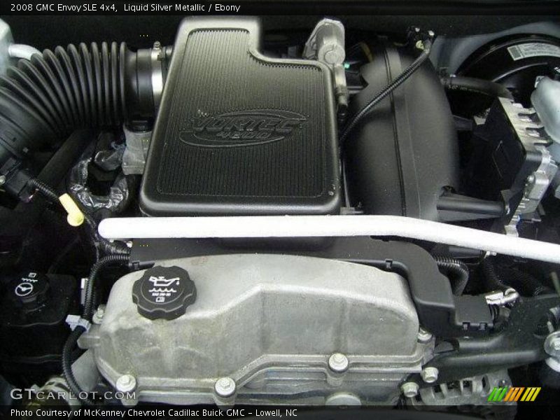 Liquid Silver Metallic / Ebony 2008 GMC Envoy SLE 4x4