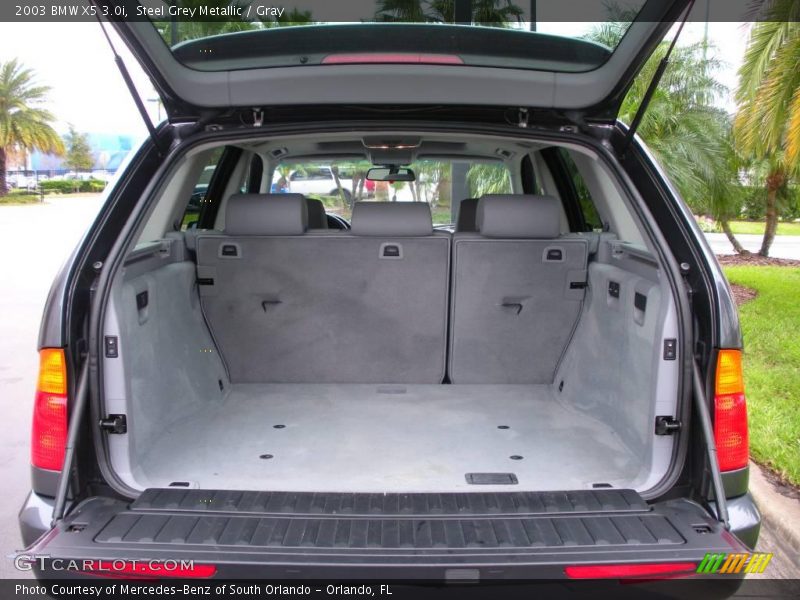 Steel Grey Metallic / Gray 2003 BMW X5 3.0i