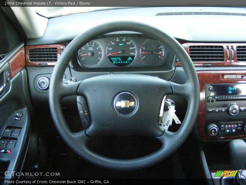 Victory Red / Ebony 2009 Chevrolet Impala LT
