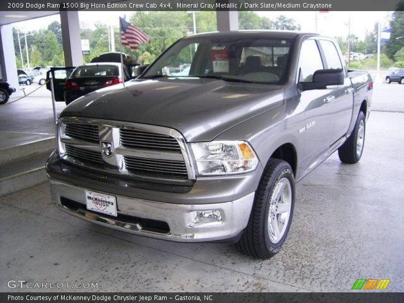 Mineral Gray Metallic / Dark Slate/Medium Graystone 2009 Dodge Ram 1500 Big Horn Edition Crew Cab 4x4