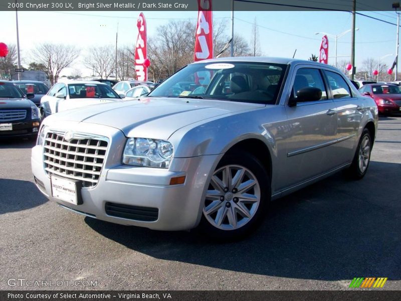 Bright Silver Metallic / Dark Slate Gray 2008 Chrysler 300 LX
