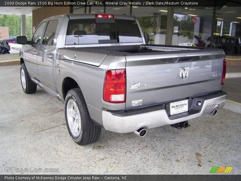 Mineral Gray Metallic / Dark Slate/Medium Graystone 2009 Dodge Ram 1500 Big Horn Edition Crew Cab 4x4