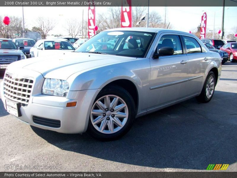 Bright Silver Metallic / Dark Slate Gray 2008 Chrysler 300 LX