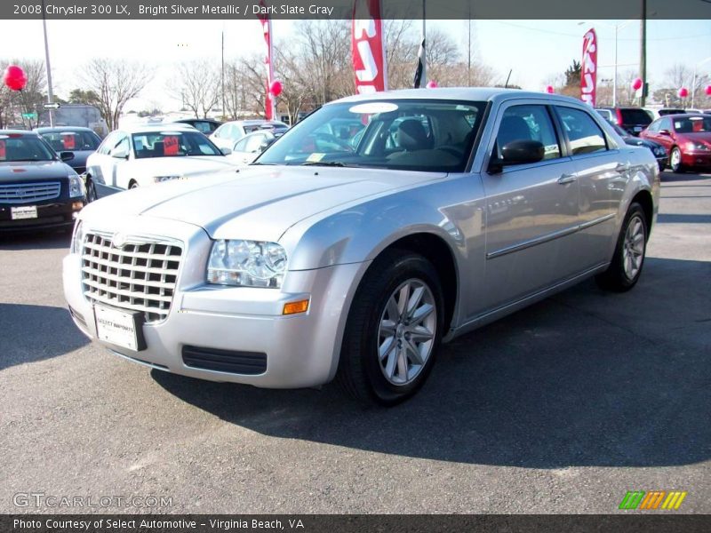 Bright Silver Metallic / Dark Slate Gray 2008 Chrysler 300 LX