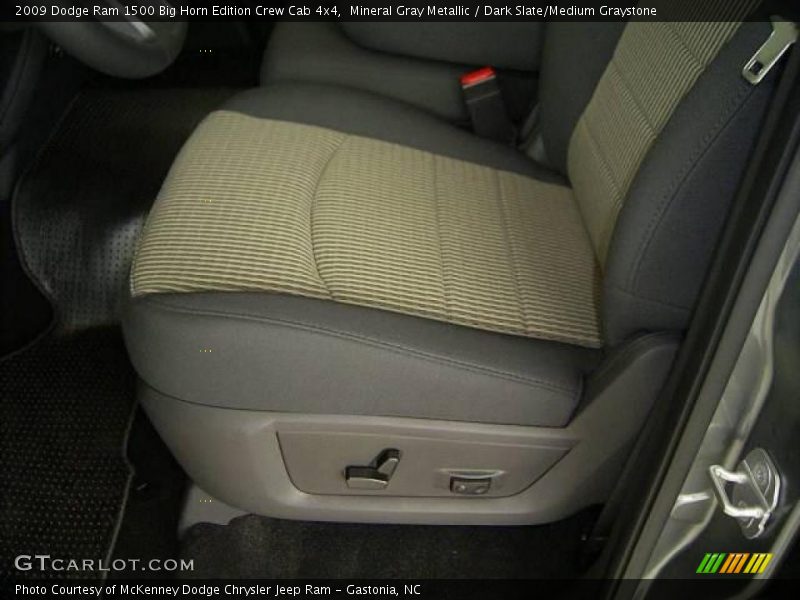 Mineral Gray Metallic / Dark Slate/Medium Graystone 2009 Dodge Ram 1500 Big Horn Edition Crew Cab 4x4