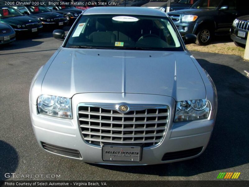 Bright Silver Metallic / Dark Slate Gray 2008 Chrysler 300 LX