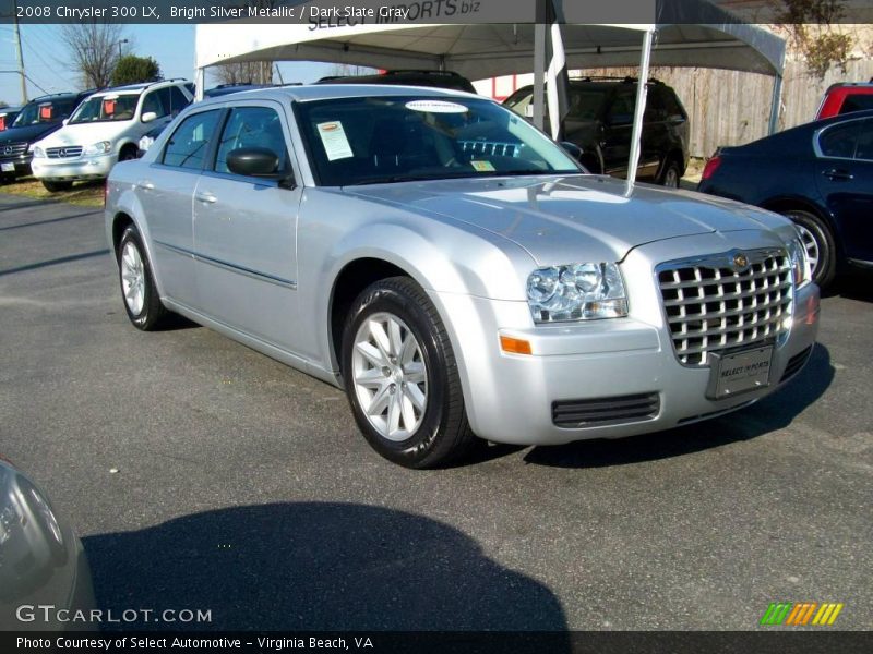 Bright Silver Metallic / Dark Slate Gray 2008 Chrysler 300 LX